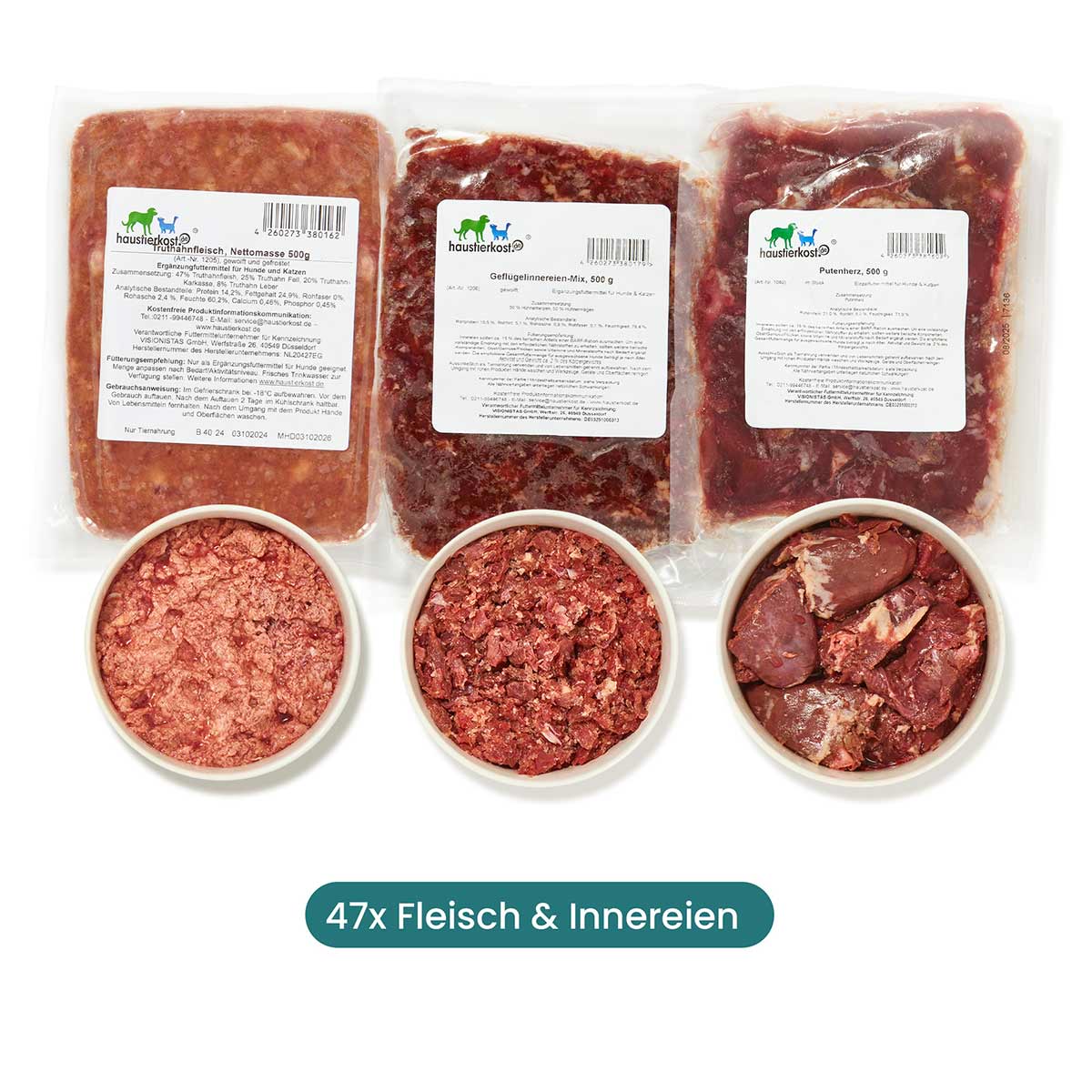 Haustierkost Geflügel Paket Katze 12 kg Haustierkost Geflügel Paket Katze 12 kg von haustierkost