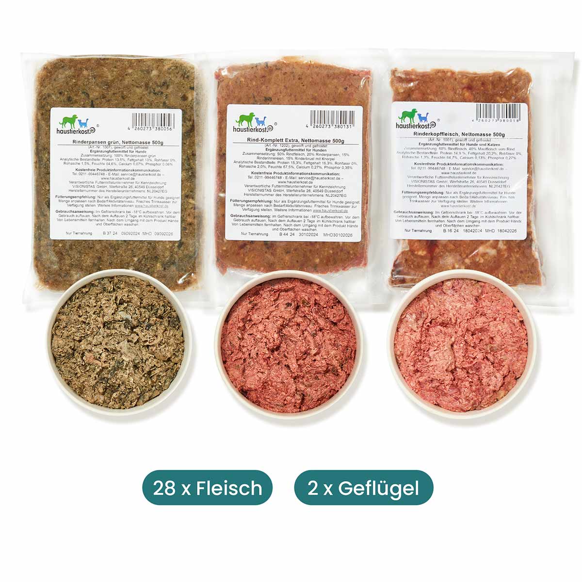 Haustierkost Paket Hund Aktiv 15 kg Haustierkost Paket Hund Aktiv 15 kg von haustierkost