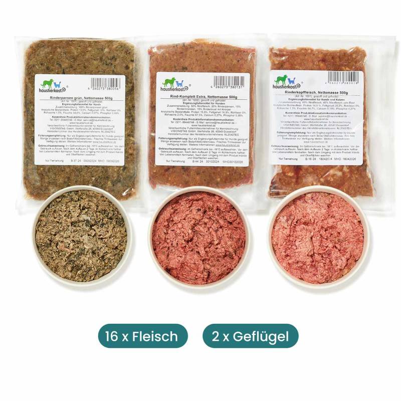 Haustierkost Paket Hund Aktiv 9 kg von haustierkost