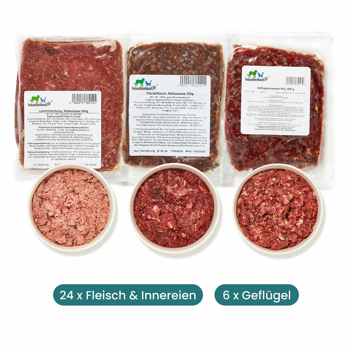 Haustierkost Paket Hund Allergie 15 kg Haustierkost Paket Hund Allergie 15 kg von haustierkost