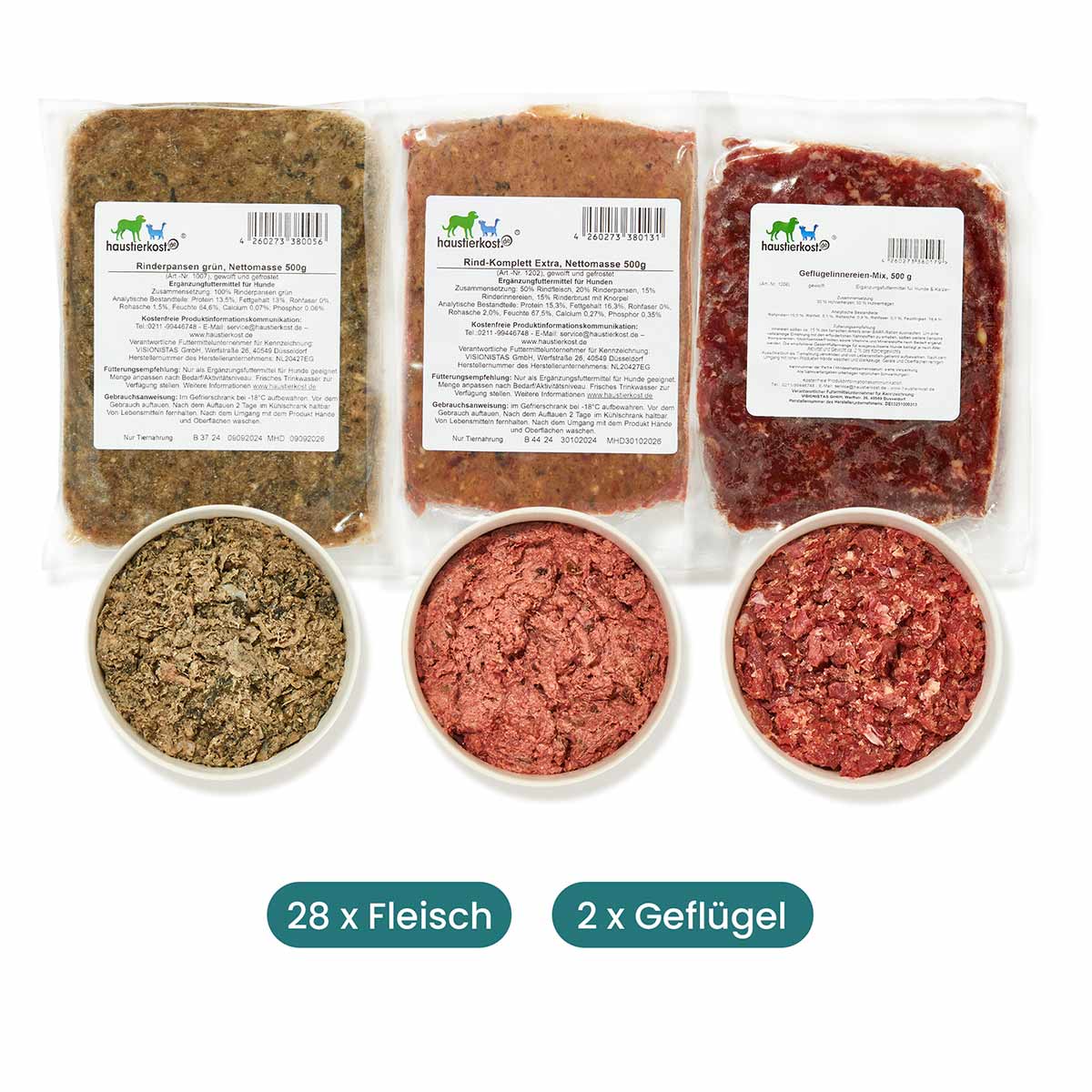 Haustierkost Paket Hund Ausgewachsen 15 kg Haustierkost Paket Hund Ausgewachsen 15 kg von haustierkost