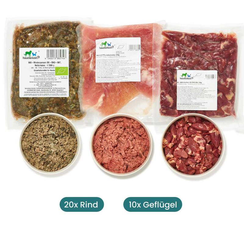 Haustierkost Paket Hund BIO 15 kg von haustierkost