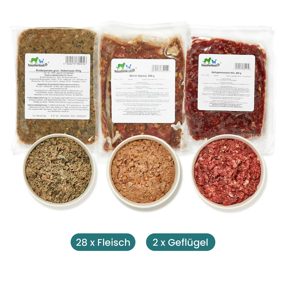 Haustierkost Paket Hund Senior 15 kg Haustierkost Paket Hund Senior 15 kg von haustierkost