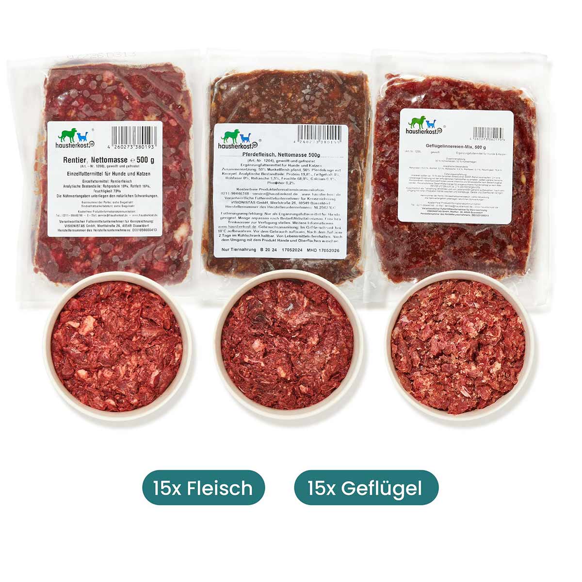 Haustierkost Paket Katze Allergie 15 kg Haustierkost Paket Katze Allergie 15 kg von haustierkost
