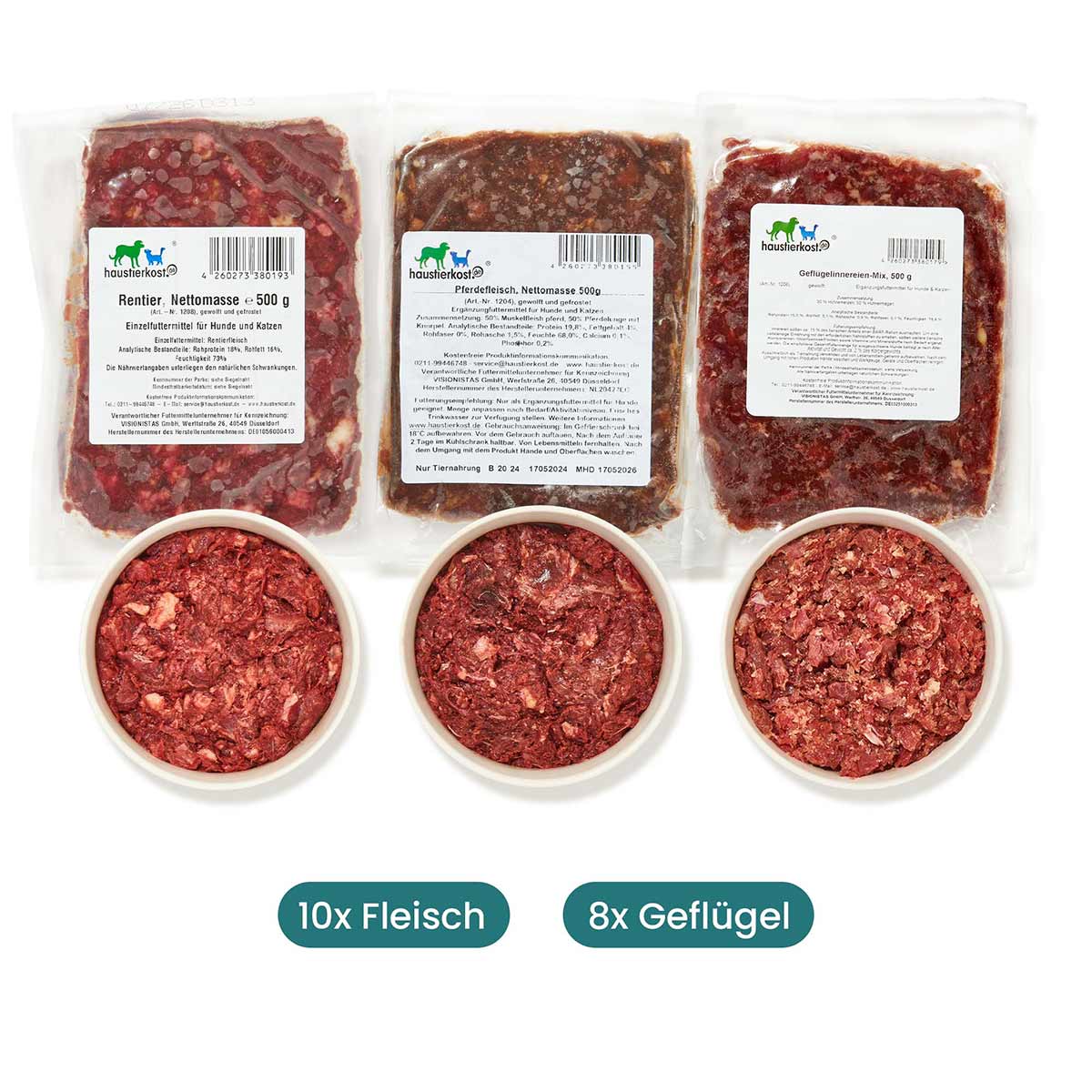 Haustierkost Paket Katze Allergie 9 kg Haustierkost Paket Katze Allergie 9 kg von haustierkost