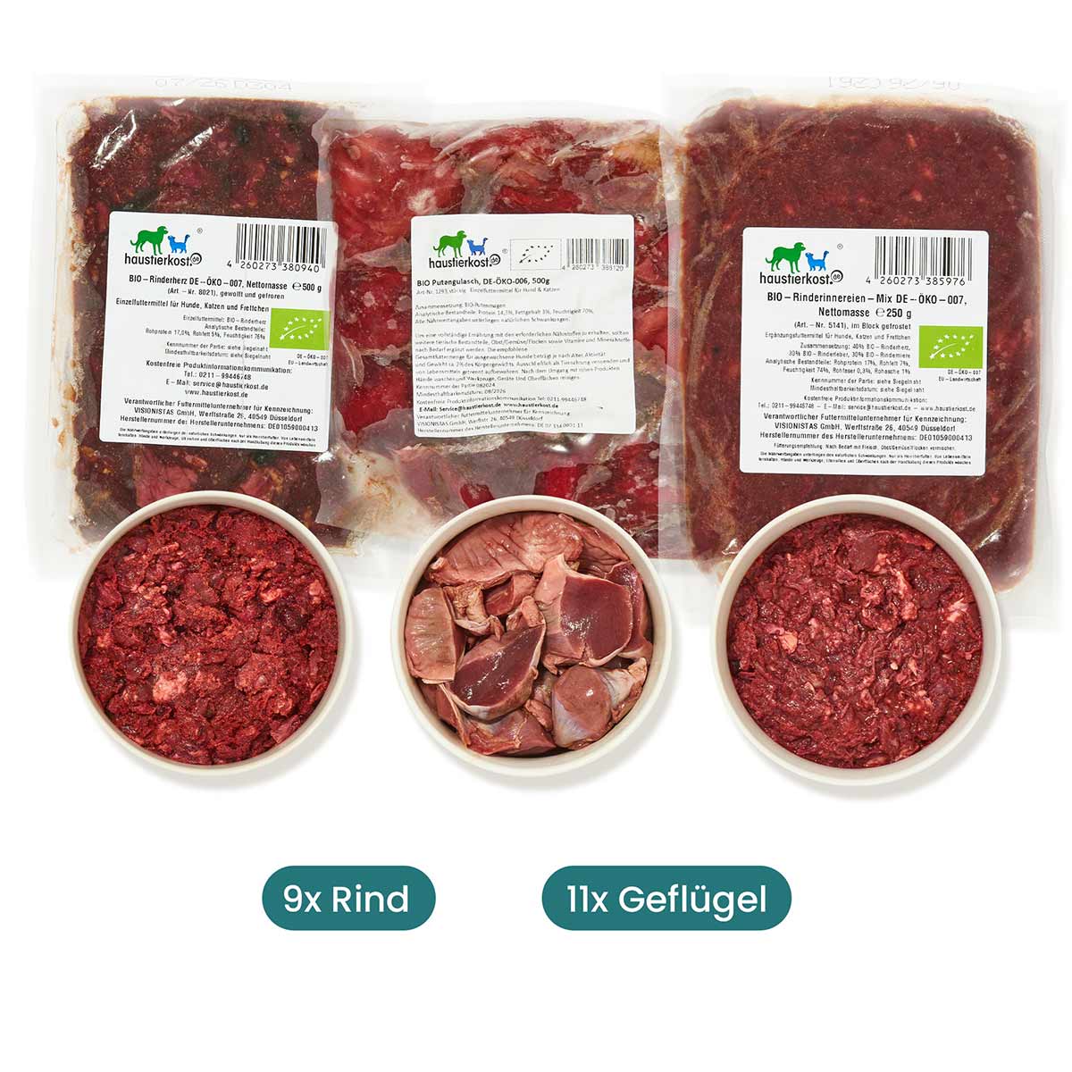 Haustierkost Paket Katze BIO 9 kg Haustierkost Paket Katze BIO 9 kg von haustierkost