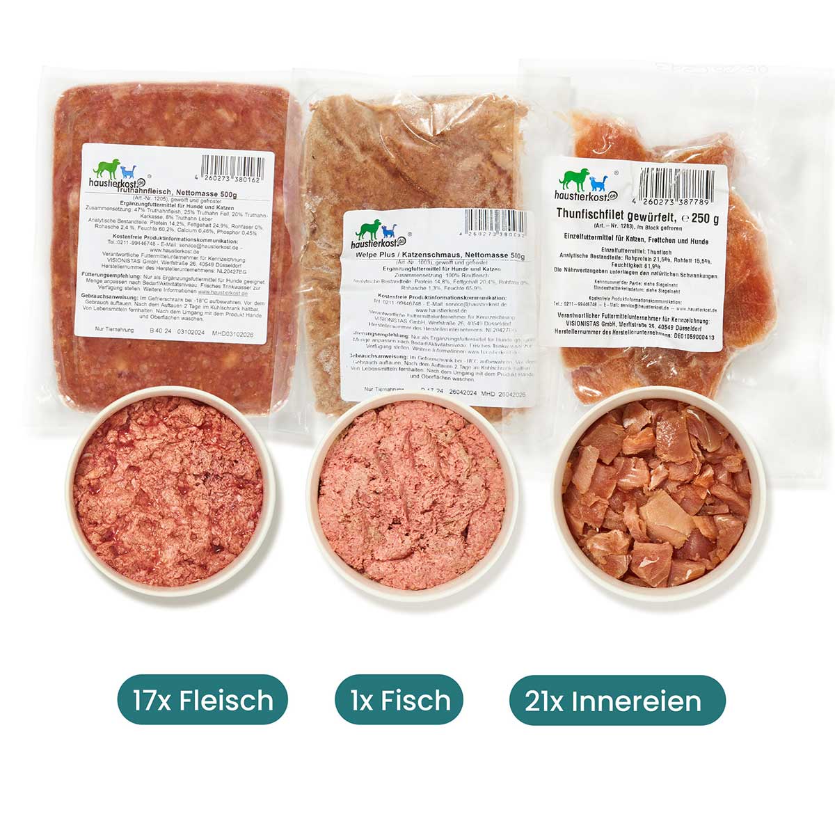 Haustierkost Paket Katze Kitten 15 kg Haustierkost Paket Katze Kitten 15 kg von haustierkost
