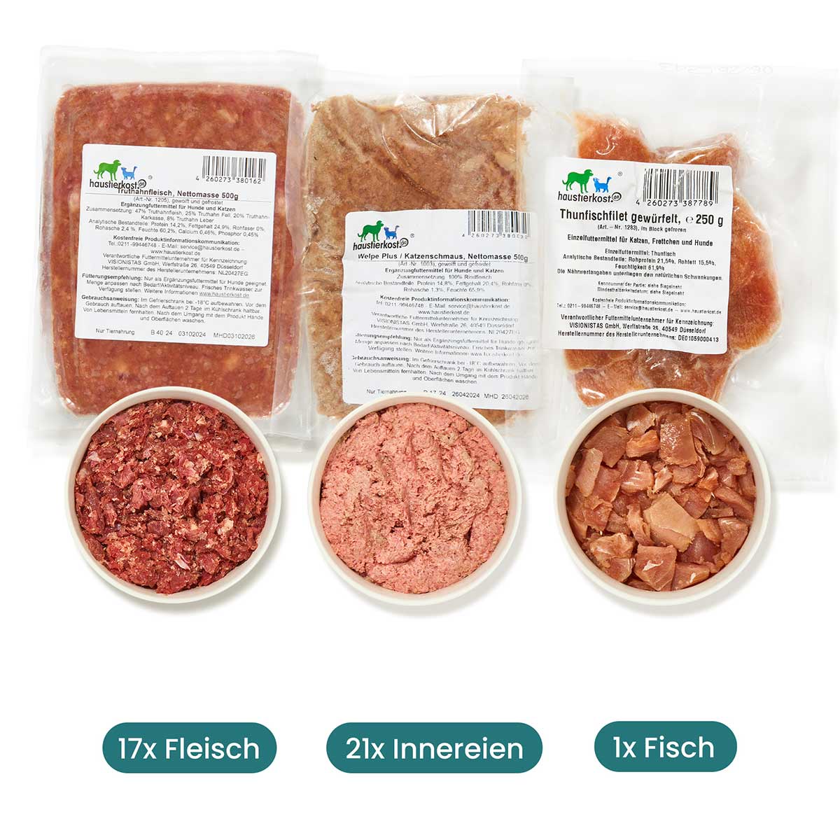 Haustierkost Paket Katze Senior 15 kg Haustierkost Paket Katze Senior 15 kg von haustierkost