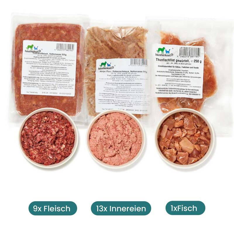 Haustierkost Paket Katze Senior 9 kg von haustierkost
