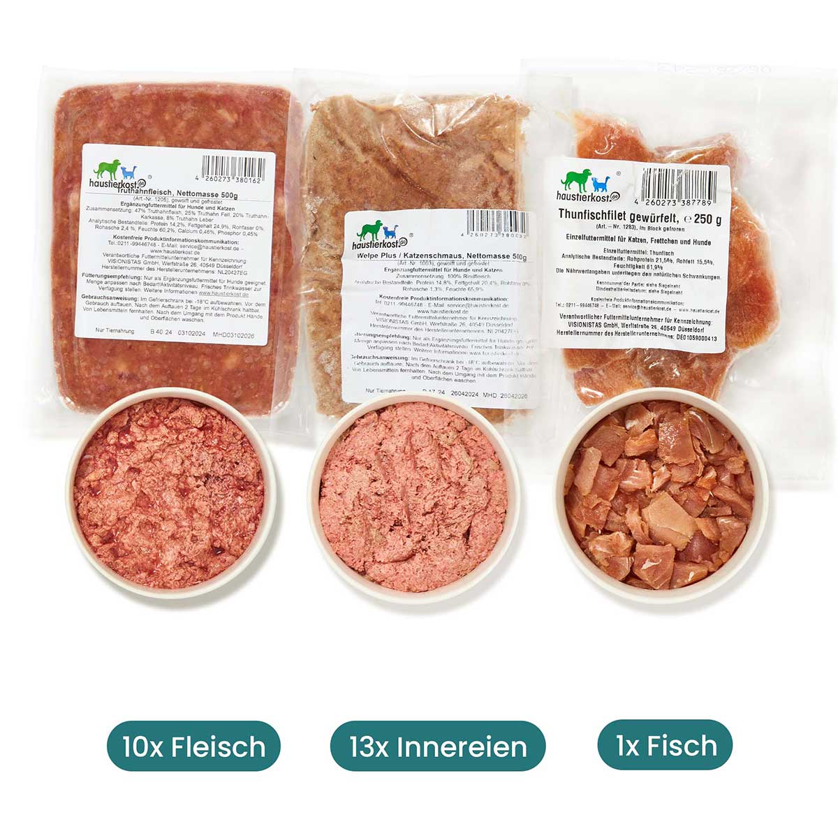 Haustierkost Paket Katze ausgewachsen 9 kg Haustierkost Paket Katze ausgewachsen 9 kg von haustierkost