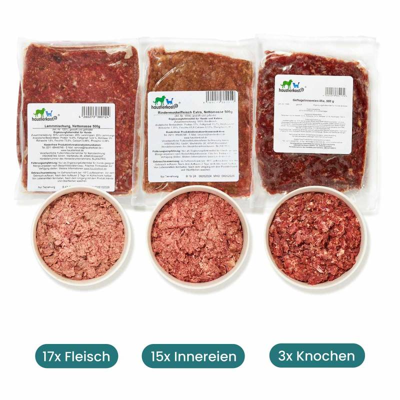 Haustierkost Schlemmer Paket Hund 18,4 kg von haustierkost