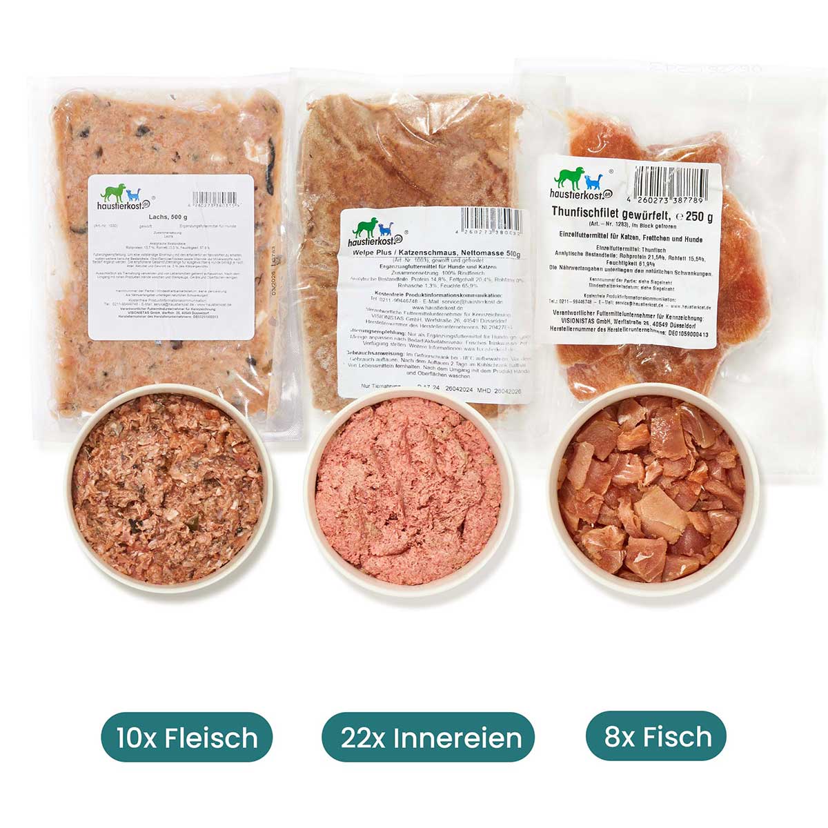 Haustierkost Schlemmer Paket Katze 15 kg Haustierkost Schlemmer Paket Katze 15 kg von haustierkost