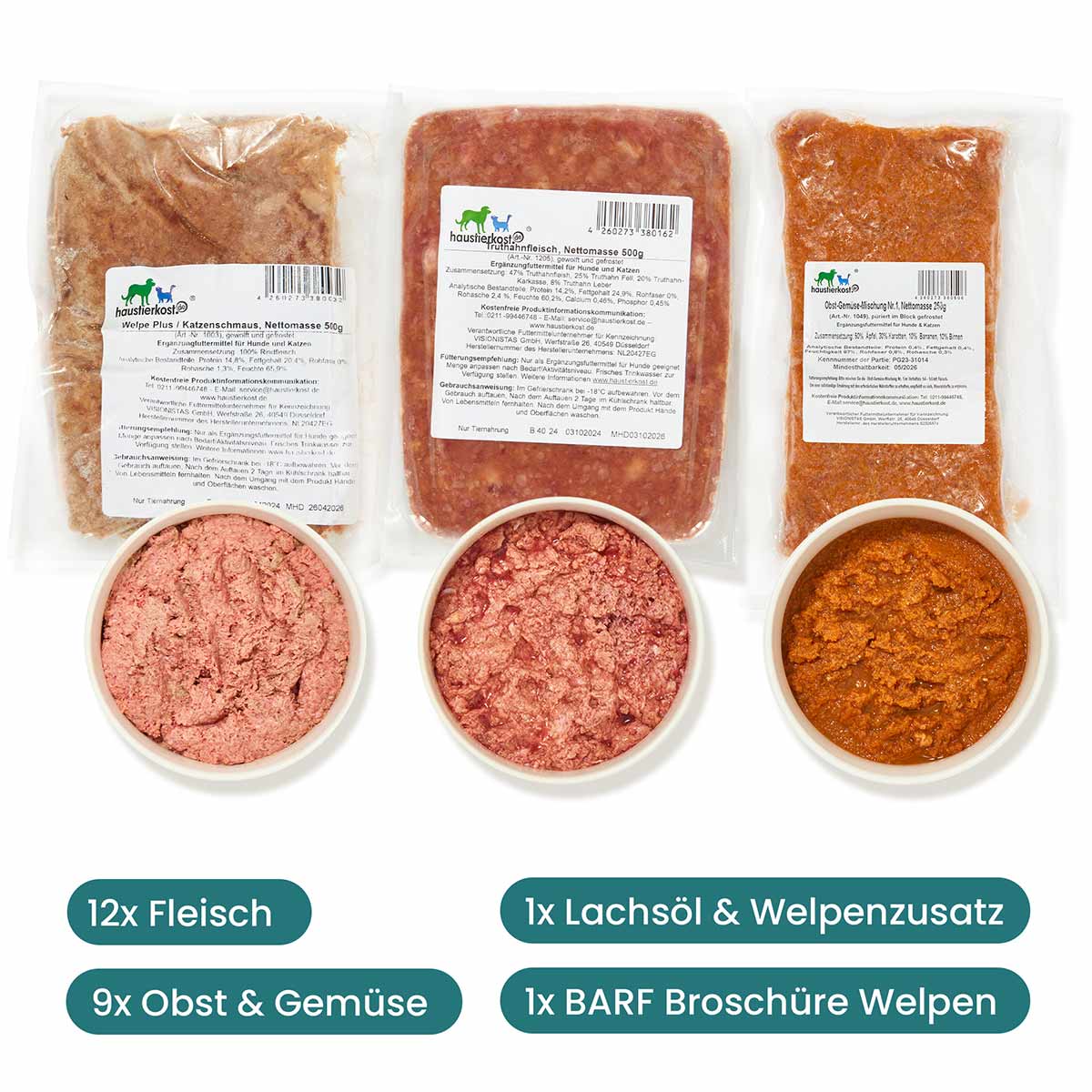 Haustierkost WelpenBox Menü 2 von haustierkost