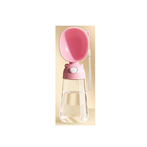 Hunde-Wasserflasche für Hunde, auslaufsicher, Wasserspender für Haustiere, Outdoor, Spaziergänge, Wandern, 550 ml, Rosa Hunde-Wasserflasche für Hunde, auslaufsicher, Wasserspender für Haustiere, Outdoor, Spaziergänge, Wandern, 550 ml, Rosa von helioflicker