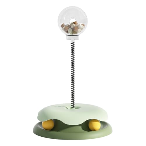helioflicker Auslaufender Ball, Spielzeug, Katzen-Leckerli-Spender, auslaufender Futterball, Katzenspender, Federkunststoff, Grün helioflicker Auslaufender Ball, Spielzeug, Katzen-Leckerli-Spender, auslaufender Futterball, Katzenspender, Federkunststoff, Grün von helioflicker
