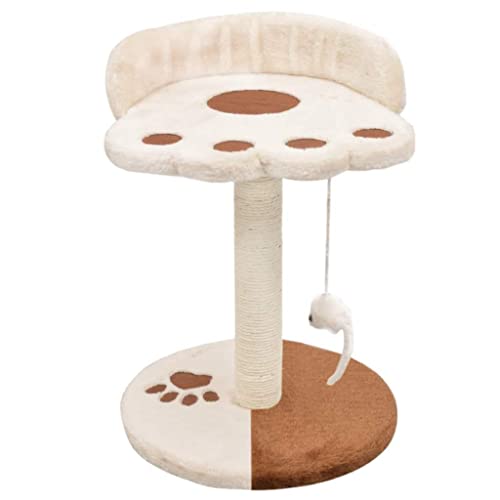 3702261 Kratzbaum für Katzen, Plüschtiere, Sisal, 40 cm, Beige und Braun 3702261 Kratzbaum für Katzen, Plüschtiere, Sisal, 40 cm, Beige und Braun von helloshop26