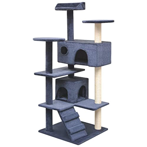 Kratzbaum Kratzbaum Katzenhöhle Spielzeug Plüschtiere Sisal 125 cm Dunkelblau 3702227 Kratzbaum Kratzbaum Katzenhöhle Spielzeug Plüschtiere Sisal 125 cm Dunkelblau 3702227 von helloshop26