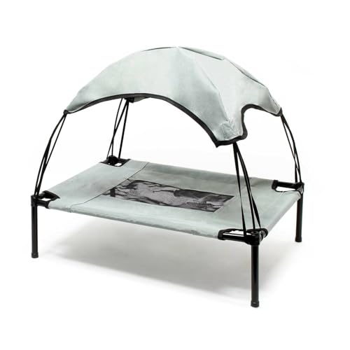 helloshop26 Sonnenliege für Hunde, grau, 122 cm, 30 kg, max. 30 kg, Sonnenschutz, XL, Relax 16_0000526 helloshop26 Sonnenliege für Hunde, grau, 122 cm, 30 kg, max. 30 kg, Sonnenschutz, XL, Relax 16_0000526 von helloshop26