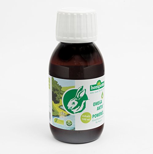 hempetito Omega-aktiv+ Poweröl für Nager (100 ml) von hempetito