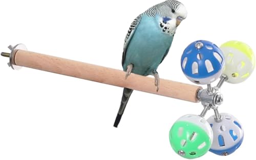 Vogelständer Sitzstange Spielzeug mit rotierenden Kugeln, Sittich Holzspielzeug für Vogelkäfig, Spinning Bird Toys für Sittiche, Papageien, Nymphensittiche, Wellensittiche, Wellensittiche, Papageien, Vogelständer Sitzstange Spielzeug mit rotierenden Kugeln, Sittich Holzspielzeug für Vogelkäfig, Spinning Bird Toys für Sittiche, Papageien, Nymphensittiche, Wellensittiche, Wellensittiche, Papageien, von hereex