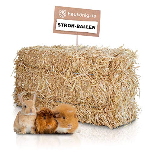 Weizenstroh Ballen ca. 12 kg aus dem Rheinland in Bester Qualität von Heukönig von heukoenig.de