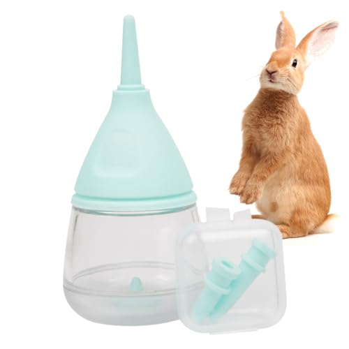 Fläschchen für Kätzchen zum Stillen – 35 ml Wassertröpfchen für Kätzchen | Futterstation für Kätzchen, Neugeborene, Welpen, Kaninchen, Higyee von higyee