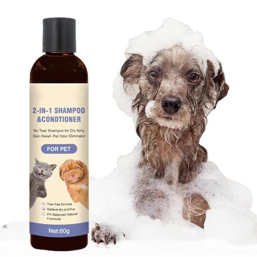 Hundeshampoo | Pflegelösung Für Katzenwelpen | Sensitives Haut & Juckreiz Shampoo Für Tierpflege Entfilzung Fellpflege Welpen Katzen Hundeshampoo | Pflegelösung Für Katzenwelpen | Sensitives Haut & Juckreiz Shampoo Für Tierpflege Entfilzung Fellpflege Welpen Katzen von higyee