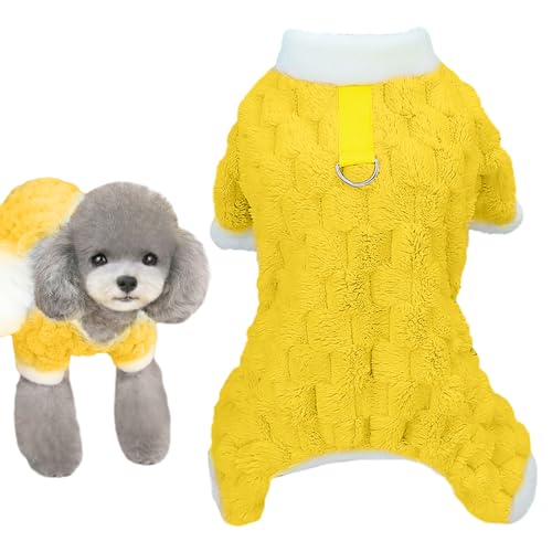 Kleiner Hundepullover | Hundepullover aus Fleece für Haustiere, warm, dick gepolstert, für kleine und mittelgroße Hunde, Gr. Higyee von higyee