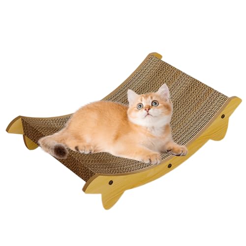 Kratzbrett für Katzen | Kratzmatten Für Hauskatzen,Interaktives Spielzeug und Haustierzubehör als Bett zum Schutz von Couch, Sofa, Teppich, Tür und Wand für Bereicherung gegen Langeweile Kratzbrett für Katzen | Kratzmatten Für Hauskatzen,Interaktives Spielzeug und Haustierzubehör als Bett zum Schutz von Couch, Sofa, Teppich, Tür und Wand für Bereicherung gegen Langeweile von higyee