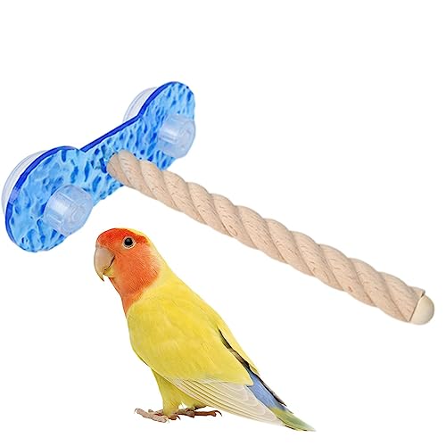 Papageienständer | Vogelkäfig zur Ausbildung von Vogelstangen, aus, tragbar und wiederverwendbar zu Spielen und Reisen mit Vögeln, Sitzstangen für Reisen von higyee