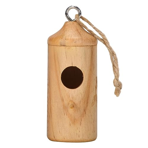 Schaukelnest aus Holz für Kolibri – Swing Nesting House Holz für Kolibris | summende Vogelhäuser aus Naturholz für draußen, Garten Higyee von higyee