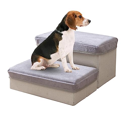 Trittleiter für Hunde | rutschfeste Leiterrampe für Haustiere, Hunde, Katzen, Treppen für Unternehmen, Dog Steps Pet Ladder Ramp Pet Treppen Higyee von higyee