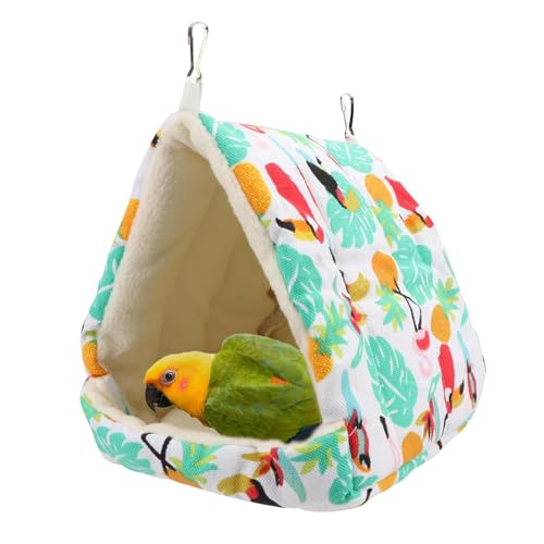 Warmes Hängematte Vogelhaus, Winter Hängematte Nest für Vögel - Winter warme Vögel ruhen Hängemattennest,Innen- und Dekoration im Innenbereich für kleine bis mittelgroße für Tierliebhaber Warmes Hängematte Vogelhaus, Winter Hängematte Nest für Vögel - Winter warme Vögel ruhen Hängemattennest,Innen- und Dekoration im Innenbereich für kleine bis mittelgroße für Tierliebhaber von higyee