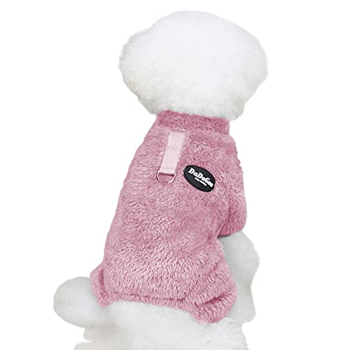 Winter-Pyjama für Hunde | Thermo-Schlafanzug für Hunde, Fuzzy Velvet Doggie Coat, Winterkleidung für kleine Hunde, Overall für Haustiere, Kleidung für Katzen für Higyee von higyee