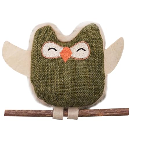 higyee Cat Chew Toys, Catnip -Spielzeug für Katzen - Kätzchen Plüschkatze Nip Spielzeug,Interaktive Haustierversorgungen Zähne Reinigung, Innenspiele Eulen Puppenfeder Ball für Kätzchenkau -Übung higyee Cat Chew Toys, Catnip -Spielzeug für Katzen - Kätzchen Plüschkatze Nip Spielzeug,Interaktive Haustierversorgungen Zähne Reinigung, Innenspiele Eulen Puppenfeder Ball für Kätzchenkau -Übung von higyee