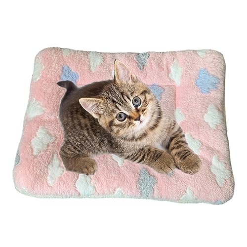 higyee Decke für Katzen im Innenbereich – weiche und warme Katzendecken, maschinenwaschbar | Decke für Welpen für Katzen und Hunde, Kissen für Hunde von higyee