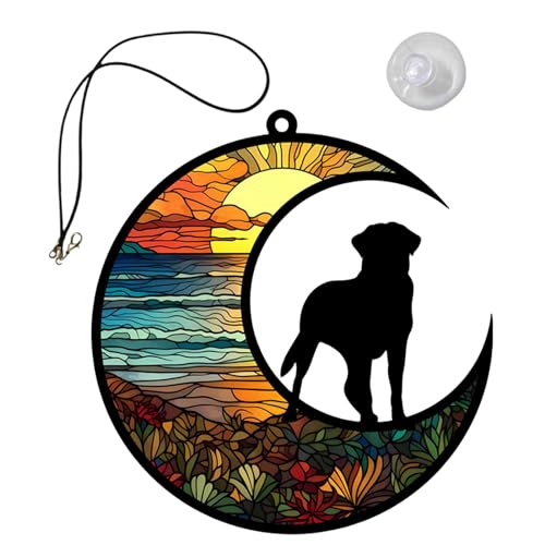 higyee Gedenkanhänger für Hunde, Gedenkfeiern für Hunde und Beerdigungen | Hunde-Weihnachtsschmuck, buntes Haustier-Gedenkdekor aus Acryl - Heimtierbedarf, Sympathie-Ornamente für Hunde, von higyee