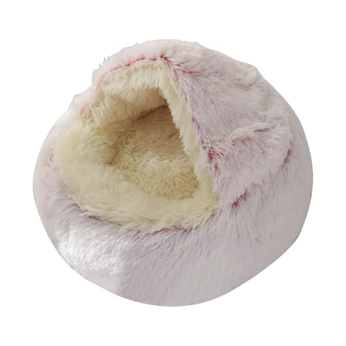 higyee Hundehöhlenbett | Universelles Höhlenbett für kleine Haustiere | Maschinenwaschbares Haustierhöhlenbett, Flauschiges Katzenbett, kleines Haustierbett, abnehmbar, für große Hunde, Kätzchen, higyee Hundehöhlenbett | Universelles Höhlenbett für kleine Haustiere | Maschinenwaschbares Haustierhöhlenbett, Flauschiges Katzenbett, kleines Haustierbett, abnehmbar, für große Hunde, Kätzchen, von higyee