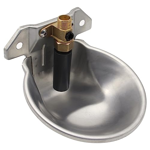 Schaf Automatische Wassertrinkschale Stahltrinker Ziegenbewässerungsbrunnen mit Kupferventil Touch-Schalter Schaf Automatische Wassertrinkschale Stahltrinker Ziegenbewässerungsbrunnen mit Kupferventil Touch-Schalter von hisunfarm