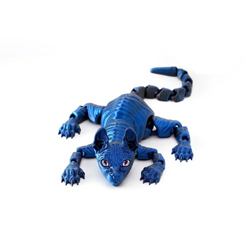 3D-gedrucktes Katzen Tier Spielzeug Realistische haarlose Figur Katze Fidget Spielzeug für Katzen Liebhaber Sammler Heim Dekoration 3D-gedrucktes Katzen Tier Spielzeug Realistische haarlose Figur Katze Fidget Spielzeug für Katzen Liebhaber Sammler Heim Dekoration von hiwhale