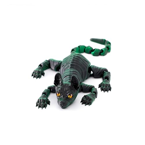 3D-gedrucktes Katzen Tier Spielzeug Realistische haarlose Figur Katze Fidget Spielzeug für Katzen Liebhaber Sammler Heim Dekoration 3D-gedrucktes Katzen Tier Spielzeug Realistische haarlose Figur Katze Fidget Spielzeug für Katzen Liebhaber Sammler Heim Dekoration von hiwhale