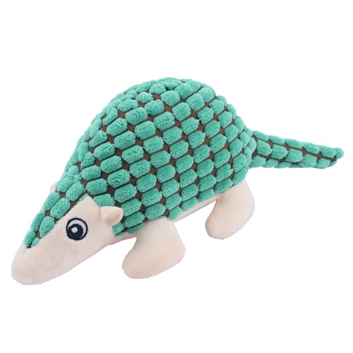 hiwhale Künstliches Plüsch-Pangolin-Haustier-Hundespielzeug mit Quietschgeräuschen, Maissamt, bissfestes Hunde- und Katzenzubehör, Trainingsspielzeug mit sauberen Zähnen für Hunde Aller Rassengrößen hiwhale Künstliches Plüsch-Pangolin-Haustier-Hundespielzeug mit Quietschgeräuschen, Maissamt, bissfestes Hunde- und Katzenzubehör, Trainingsspielzeug mit sauberen Zähnen für Hunde Aller Rassengrößen von hiwhale