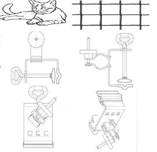 Schirmhalter aus Edelstahl für Katzennetz, Schirmstöcke und Stäbe mit Ø bis 35 mm, zur Befestigung an rund oder eckigen Elementen bis 52 mm Ø-Zum aktuellen Test-Preis Made B. Württemberg von holly