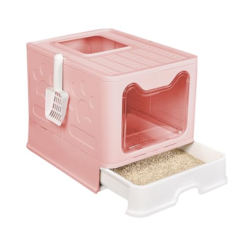 Homewell Geschlossene Katzentoilette mit Schublade, geruchsreduzierend, geeignet für Katzen in den meisten Größen Homewell Geschlossene Katzentoilette mit Schublade, geruchsreduzierend, geeignet für Katzen in den meisten Größen von homewell