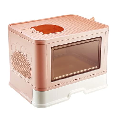 Homewell Tragbare Katzentoilette mit zwei Türen, Katzentoilette, geschlossen, um Gerüche und Abfall zu reduzieren, geeignet für die meisten Katzen Homewell Tragbare Katzentoilette mit zwei Türen, Katzentoilette, geschlossen, um Gerüche und Abfall zu reduzieren, geeignet für die meisten Katzen von homewell