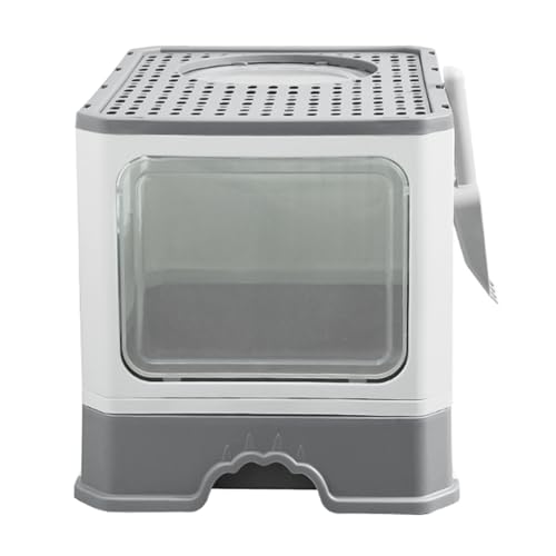 Homewell Tragbare Katzentoilette mit zwei Türen, Katzentoilette, geschlossen, um Gerüche und Abfall zu reduzieren, geeignet für die meisten Katzen Homewell Tragbare Katzentoilette mit zwei Türen, Katzentoilette, geschlossen, um Gerüche und Abfall zu reduzieren, geeignet für die meisten Katzen von homewell