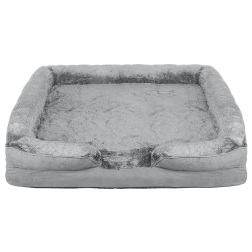 homewell Hundebett für große Hunde, XXL, Hundebett, ausziehbar, waschbar, als Geschenk, Funny Fuzzy, großes Hundebett, dick und kratzfest, Grau homewell Hundebett für große Hunde, XXL, Hundebett, ausziehbar, waschbar, als Geschenk, Funny Fuzzy, großes Hundebett, dick und kratzfest, Grau von homewell