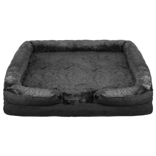 homewell Hundebett für große Hunde, XXL, Hundebett, ausziehbar, waschbar, als Geschenk, Funny Fuzzy, großes Hundebett, dick und kratzfest, Schwarz homewell Hundebett für große Hunde, XXL, Hundebett, ausziehbar, waschbar, als Geschenk, Funny Fuzzy, großes Hundebett, dick und kratzfest, Schwarz von homewell