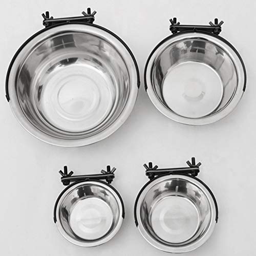 homeyuser Futternapf für Hunde und Katzen, Edelstahl, zum Aufhängen, für Futter und Trinkwasser, Größe L homeyuser Futternapf für Hunde und Katzen, Edelstahl, zum Aufhängen, für Futter und Trinkwasser, Größe L von homeyuser