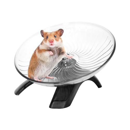 Einsiedlerkrebs-Rad, Hamster-Laufrad, Mausrad für PP-Käfig, Chinchilla-Rad zur Befestigung am Käfig, Schildkrötenrad, Hamsteruntertasse, leises Hamsterrad (Größe: 18 cm) von homfanseec